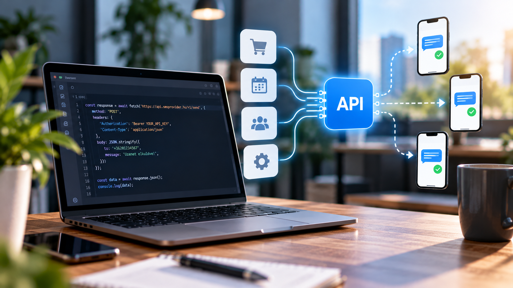 SMS API integráció: hogyan automatizálható az ügyfélkommunikáció?